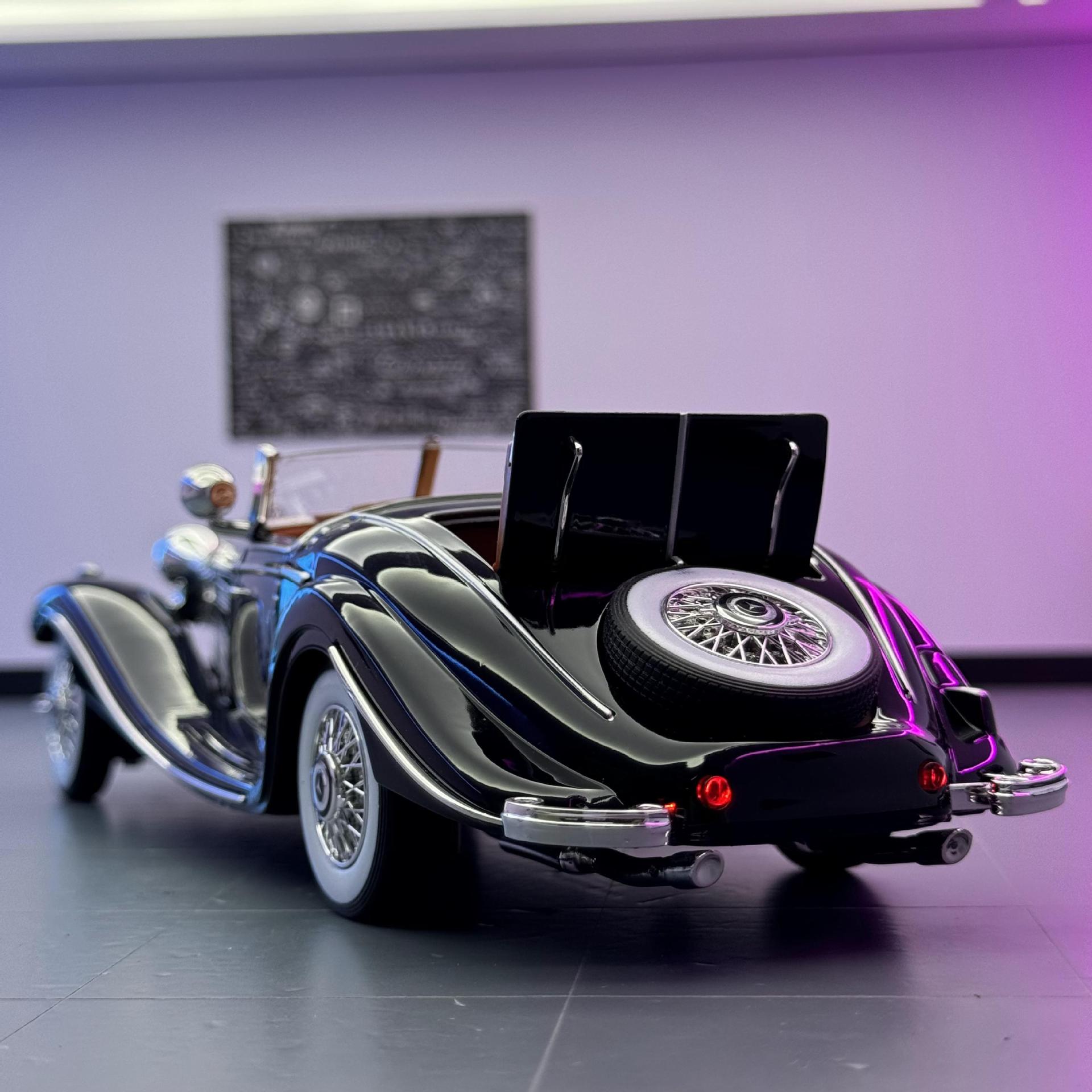 Coche a modelo de coche de aleación 1:24 Big Ben 500K coche clásico eco sonido luz coche de juguete modelo de sonido al por mayor