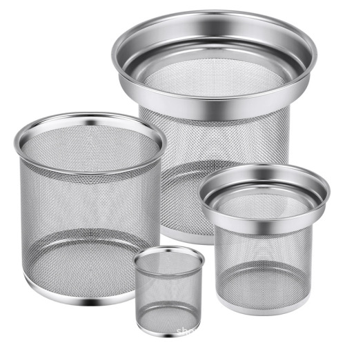 Stainless Steel Tea Strainer, Tea Set Filter Mesh, Teapot Filter, Glass Cup Tea Separator, Large-Size Tea Infuser, Tea Separator, Tea Strainer Cup