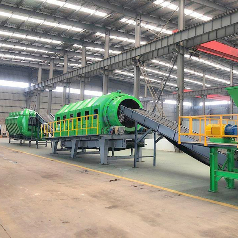 厂家直供防腐垃圾风选生产线 轻重物质分拣机 建筑垃圾破碎处理站