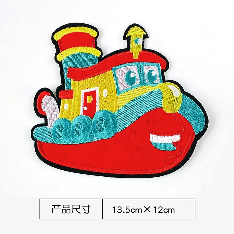 Big cartoon down jacket, mosquito net, children's stickers, with embroidery