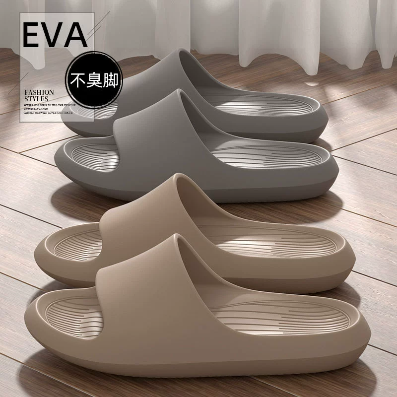 Толстая подошва мода женские тапочки ПВХ мягкая подошва дома ванная комната нескользящая