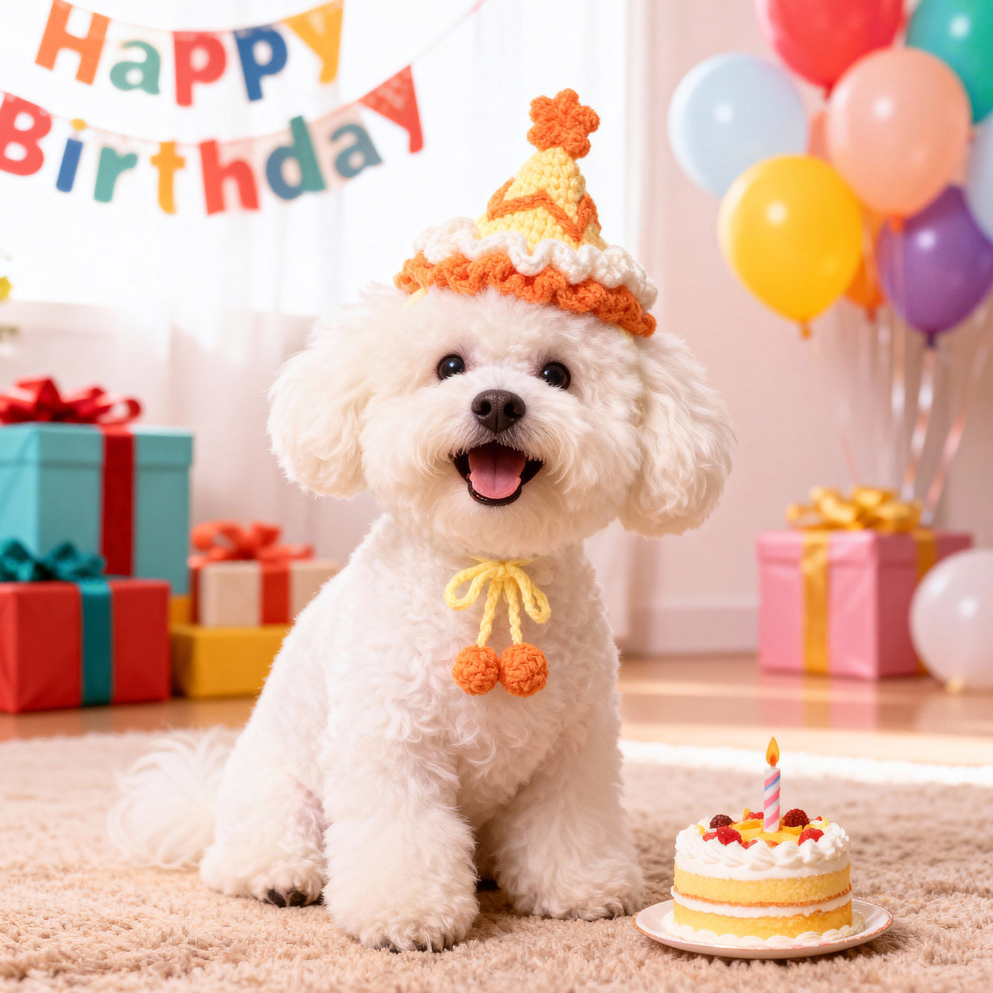 Gatos perros pañuelos de cumpleaños decoración de Año Nuevo ropa accesorios pastel sombrero bufones mascotas toallas de saliva gatito