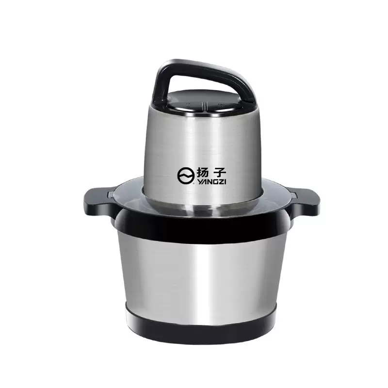 X6升绞肉机大容量大功率家用商用碎菜机辣椒搅拌机不锈钢料理机