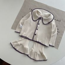 ins婴童宝宝公主风爆款幼儿园超萌长款小香风套装秋冬洋气可爱韩