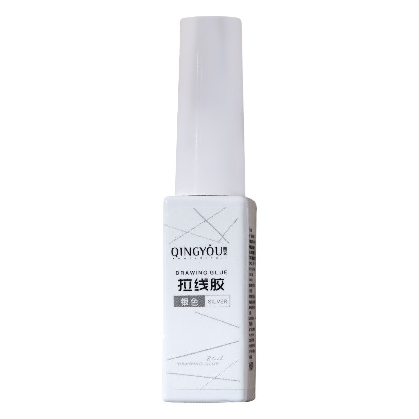 Nuevo de alta densidad de dibujo esmalte de uñas pegamento estilo japonés esmalte de uñas explosión oro plata negro blanco forma fototerapia pintado pegamento especial