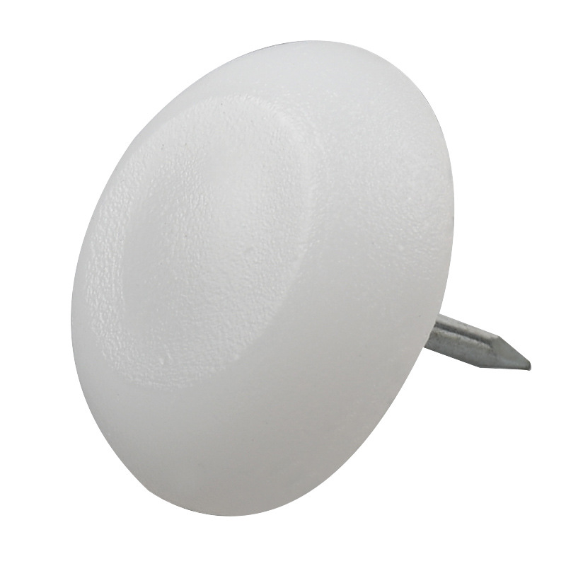 Muebles sofá pie de goma plástico tabla silla antideslizante almohadilla de pie de plástico silla antideslizante clavo blanco