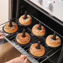 跨境新款烘焙工具6件套面包甜甜圈硅胶模具 烘焙蛋糕慕斯布丁模具