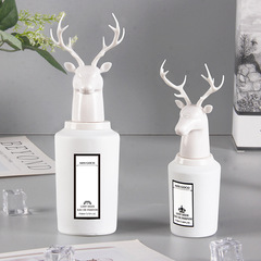 狐狸麋鹿白先生皇室獸首女士持久留香玫瑰動物香水直播麋鹿香