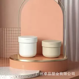 工厂定制翻盖膏霜罐300ml/400mlPP塑料大容量空瓶身体乳护发素瓶