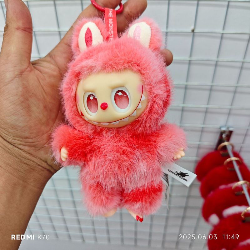 ソースメーカー labubu ペンダント labubu ビニールぬいぐるみ男性インターネット有名人キーホルダーバッグぬいぐるみ|undefined