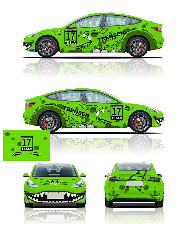 PET Self-repair Car Gradient Color Changing Film Thermal Repair Painting Car Film Personalized Car Paint Color Changing Film