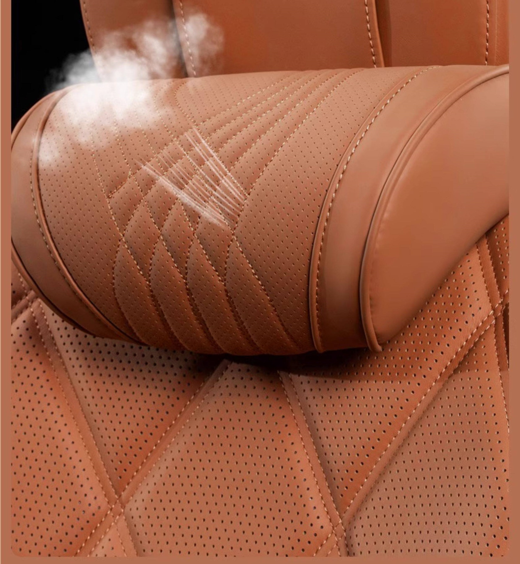 Suitable for Audi Headrests A6L/A5L/Q5L/A4L/A6/A7Lq7 Car Neck Pillow Car Cushion Lumbar Support