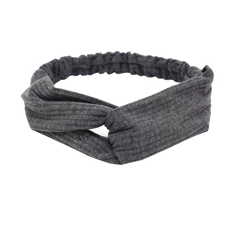Face-washing headband cross-border European, American, Japanese, Korean yoga sports postpartum headband hair hoop cross-knitted textured headwear hair accessories