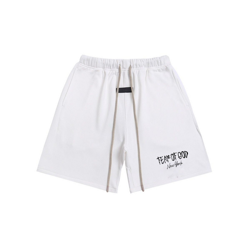 Nueva moda americana doble línea esencial pantalones cortos reflectantes temporada de los hombres quinto pantalones de la calle suelta hombres y mujeres mismo estilo