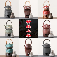 A complete set of charcoal fire charcoal tea making equipment, outdoor open flame roasting tea stove, tea making stove