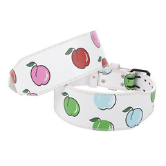 Muscle Man Cartoon Waist Belt White Waist Belt Exercise Gadget Power Lifting Cowhide Waist Support Belt Wholesale