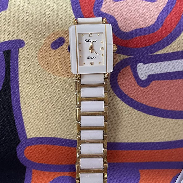 Rectangular square fashionable watch, for beloved, direct factory sales
