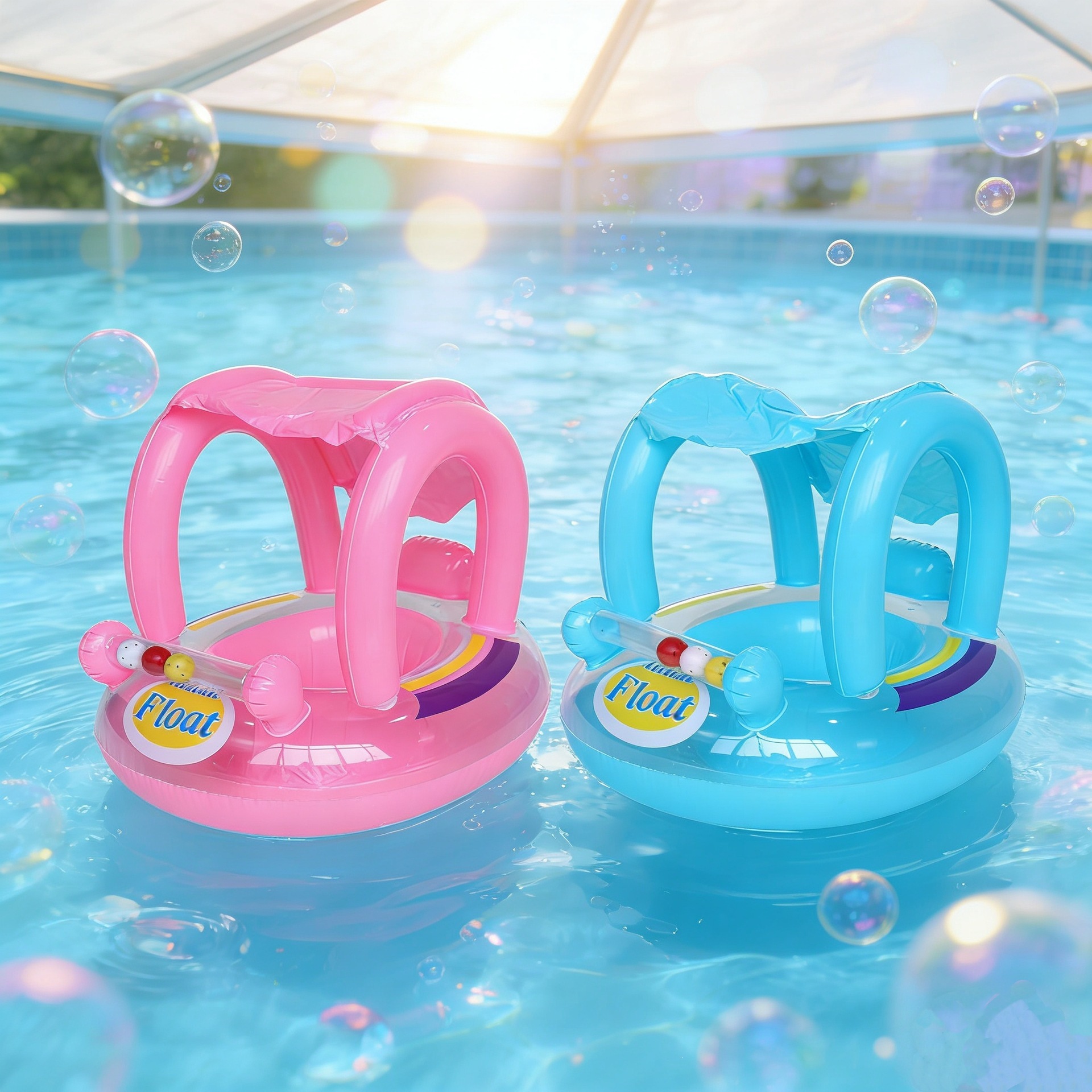 Anillo de natación infláble para niños pequeños barcos de agua para bebés embarcaciones de agua engrosado PVC asiento de niños PVC ecológico image 56