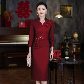 旗袍;妈妈服;中老年休闲套装