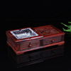 实木烟灰缸木质中式烟缸红木办公室木头创意个性复古大号水晶礼物|ms