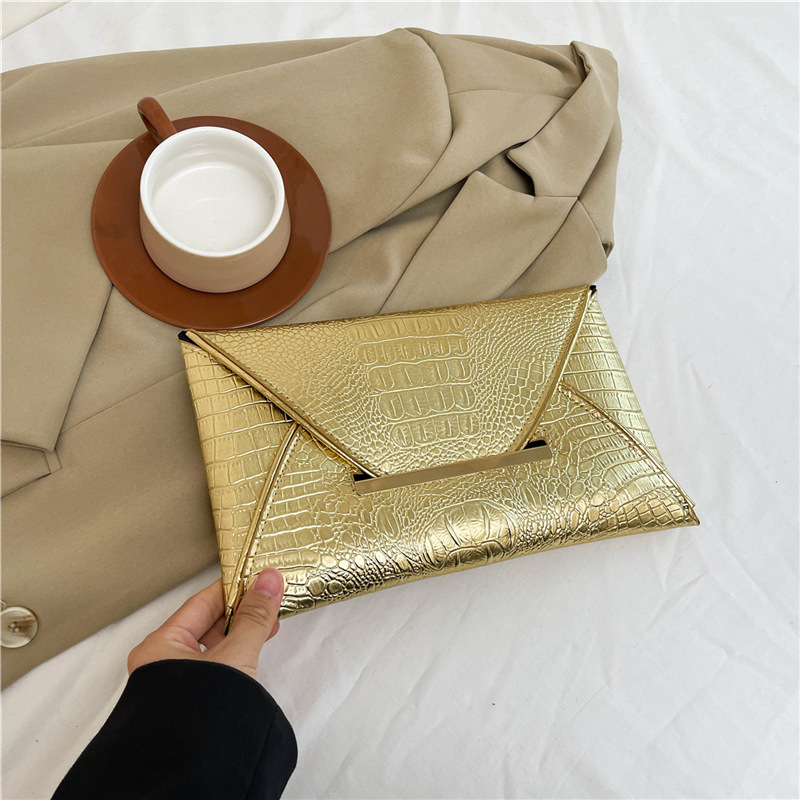 Nicho de diseño de alta textura bolsos mujeres 2024 bolsos de mano de diseño de cocodrilo estilo de moda bolsos de mano