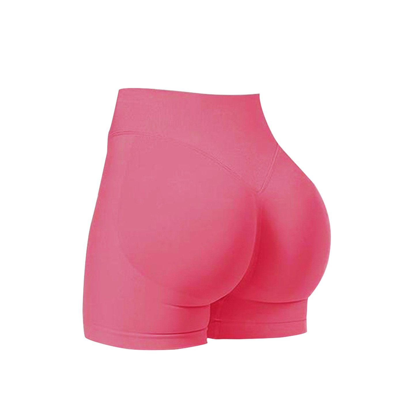 Cross-border sin costura alta cintura alta hips mel mel桃 hips al aire libre tres puntos pantalones cortos para correr y ejercicios de fitness pantalones cortos de yoga