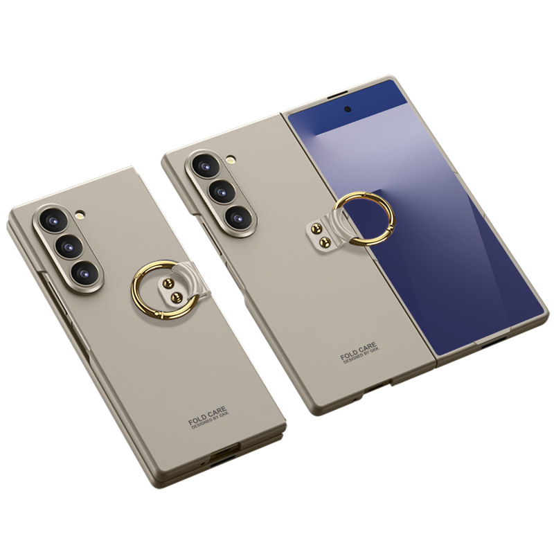Samsung Galaxy ZFold7 携帯電話ケース折りたたみスクリーンリングクリエイティブ超薄型フリップビジネスファッションシンプルに適しています|undefined