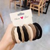 Elastic hair rope, hair accessory, durable base ponytail, Korean style, simple and elegant design, internet celebrity