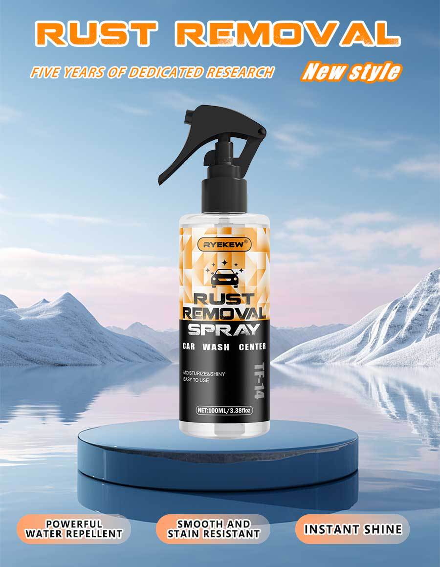 Temu Hot-Selling Product: Lacquer Iron Powder Wheel Rust Removal Cleaning Spray, Wheel Maintenance Car Wheel Cleaning Agent