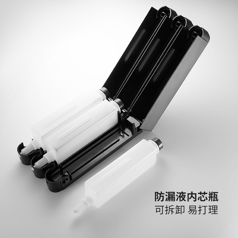 Hotel punch-free soap dispenser bathroom toilet wall-mounted hand soap box shower gel shampoo bottle