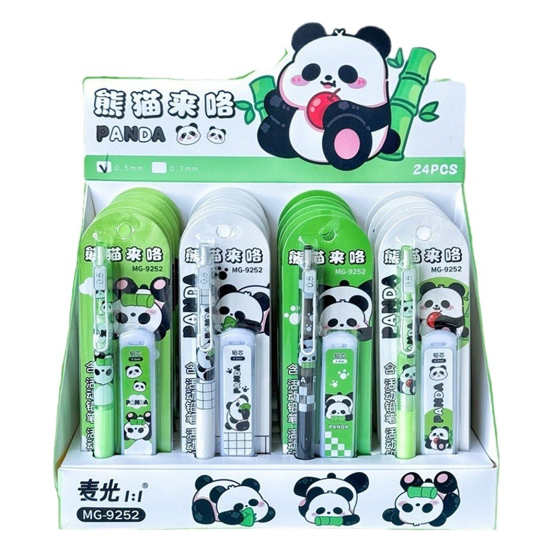 Set de Portaminas de Dibujos Animados MG-9252 0.5 mm Plástico para Escritura Escolar