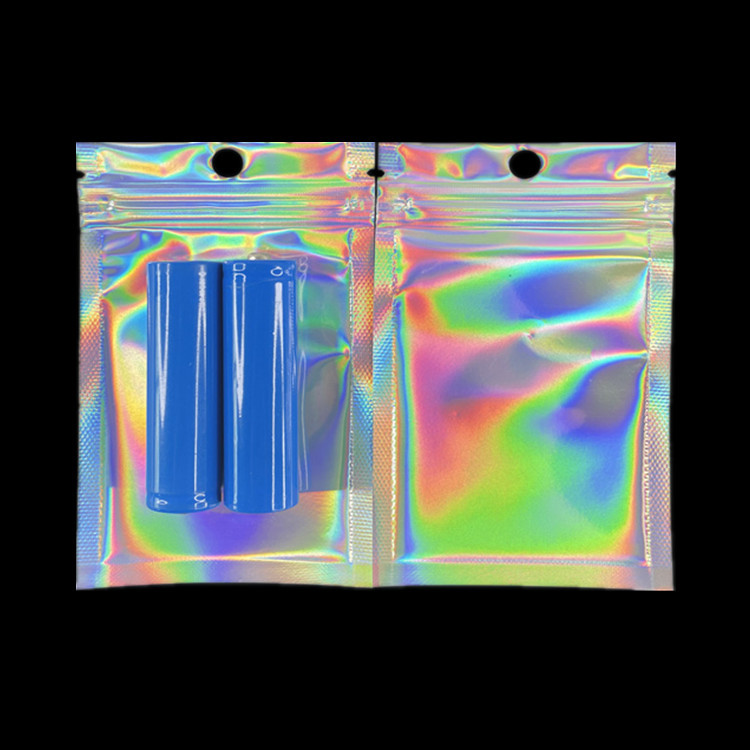 Joyería bolsa ziplock láser yin y yang bolsa de hueso tarjeta flash bolsa de embalaje de la cáscara del teléfono móvil bolsa de artes de pesca bolsa universal