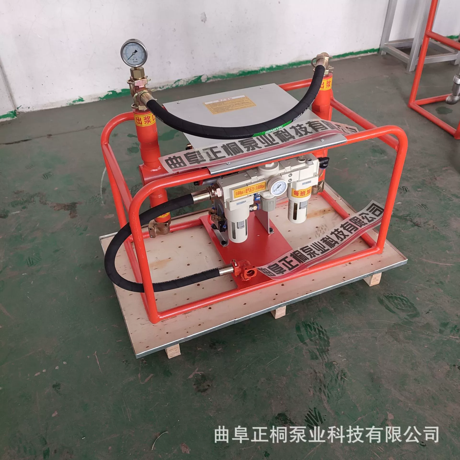 Двухцилиндровый двухжидкий пневматический насос для впрыска суспензии 2ZBQ10/2 типа взрывозащищенный цементный раствор химической суспензии поршневая машина для впрыска суспензии