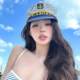 Navy Hat JK Sailor Hat 2025 New Sunscreen Hat Women's Sunshade Seaside Sun Hat Summer Beret