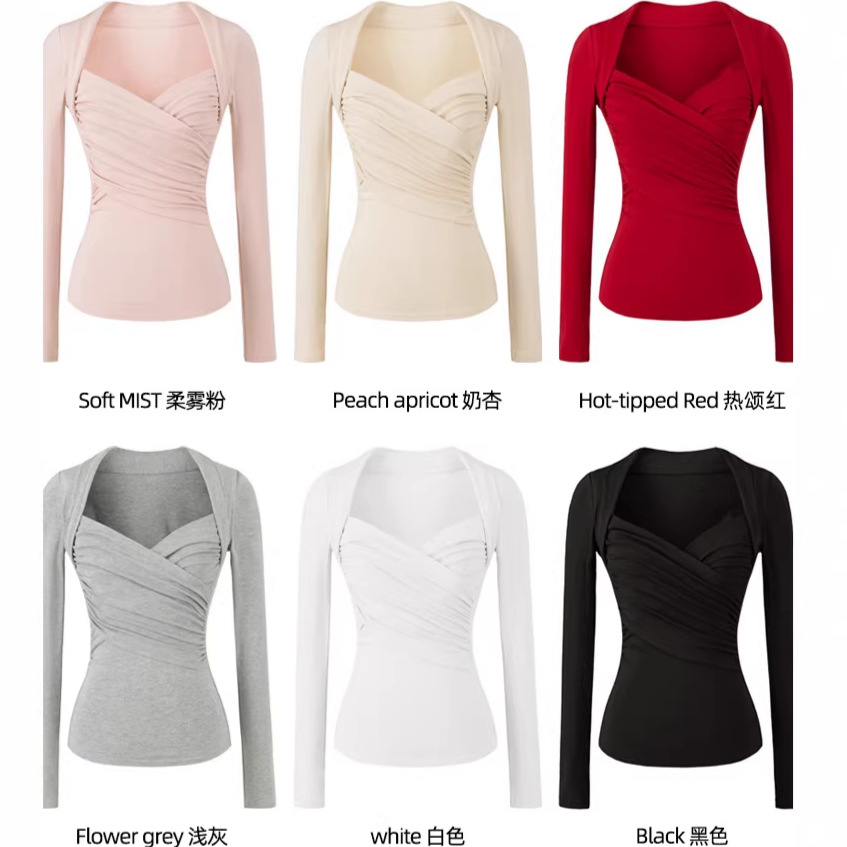 Design elegant fitted long-sleeve