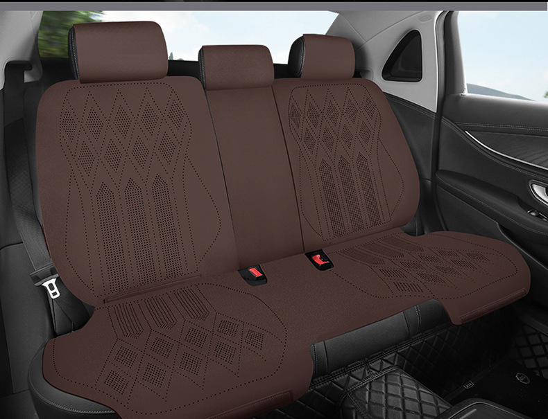 Car Seat Cushions Are Suitable for All Seasons, Suede Leather Seat Cushions, High-End Semi-Covered Seat Covers, Car Seat Covers, Factory Direct Delivery