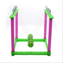 新牛顿碰碰球diy牛顿摆科学科技小制作小学科学实验科普器材科教