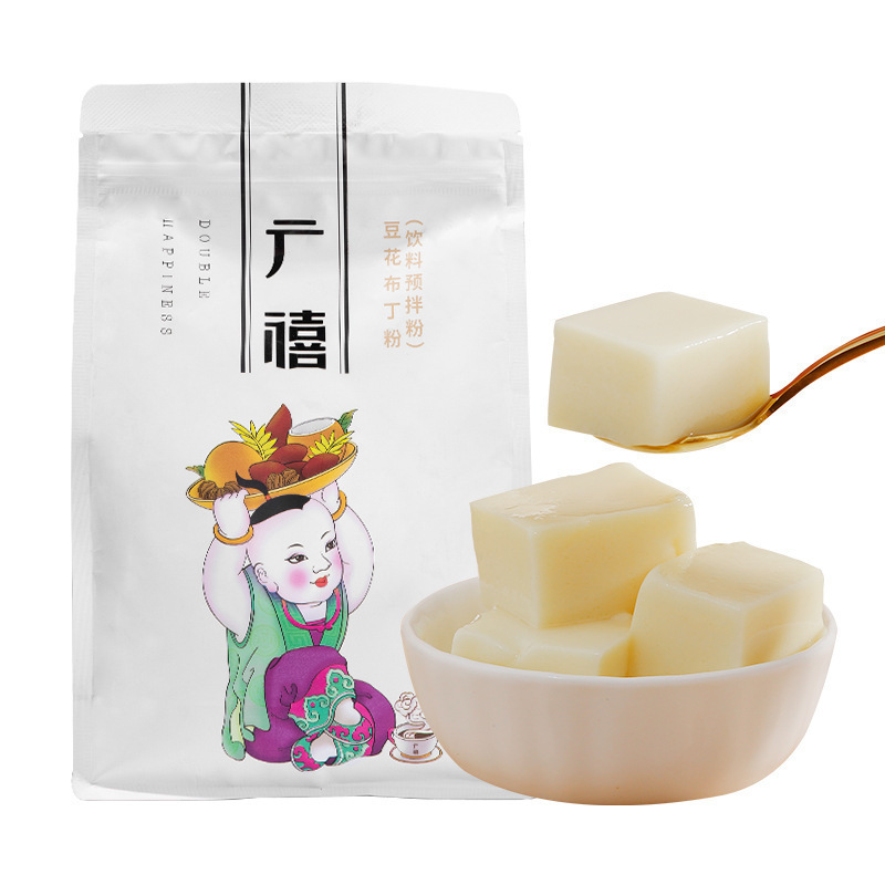 广禧豆花布丁粉1kg 果冻粉家用商用自制冰豆乳椰奶豆腐奶茶店|undefined