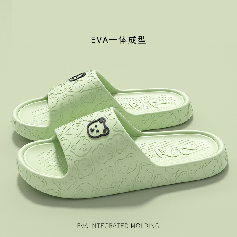EVA factory wholesale sandals and slippers for men and women summer home hotel bath non-slip deodorant wear-resistant couple slippers