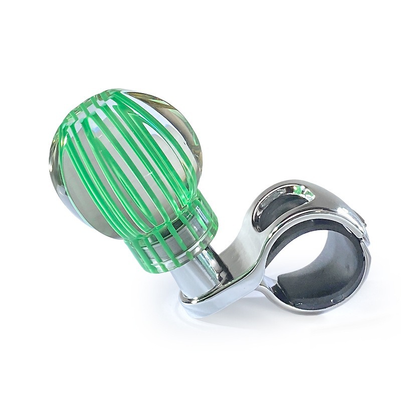 Cross-Border Hot-Selling Colorful Line Round Steering Wheel Power Ball Suitable for All Cars with Multiple Colors Available
