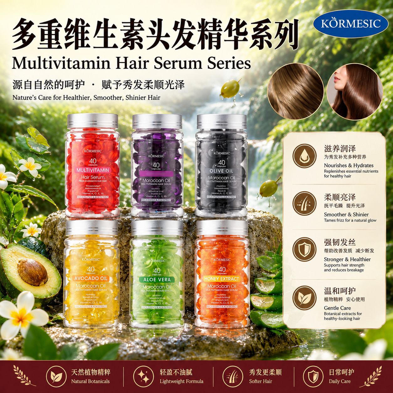Sérum Capilar Multivitamínico para Cabello