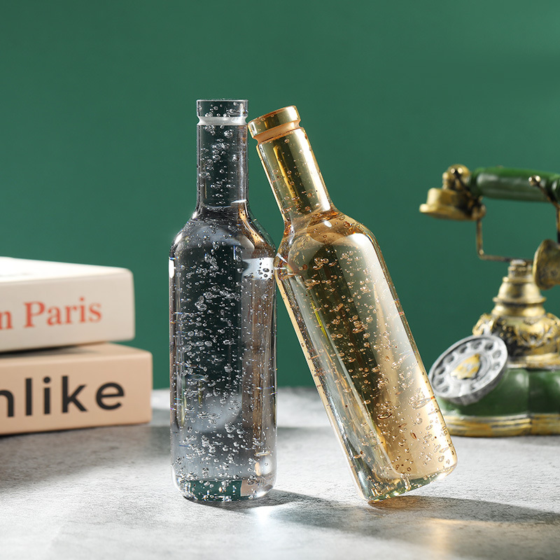 creative transparent fashionable resin decor