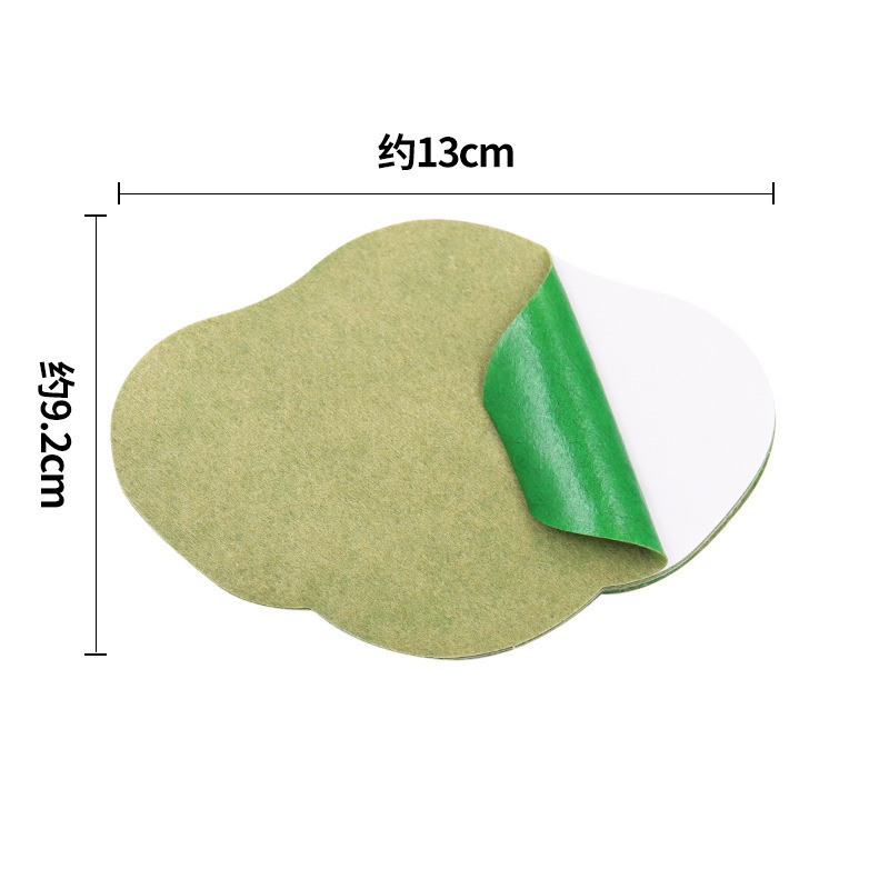 OEM Custom Moxa Heat Patches Herbal Wormwood Paste Patches for Neck Shoulder Waist Knee and Navel in use