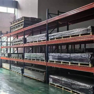 Warehouse Shelves Warehouse Multi-Layer Thickeneding and Heightening Pallets Beam-Type Shelves Hardware Factory Warehouse Heavy-Duty Shelves