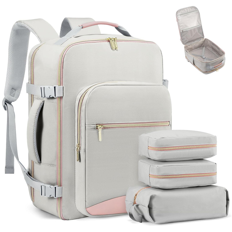 Oxford Clothing Women 's hombreras combina cuatro piezas de mochila portátil impermeable con bolsa de almacenamiento image 1