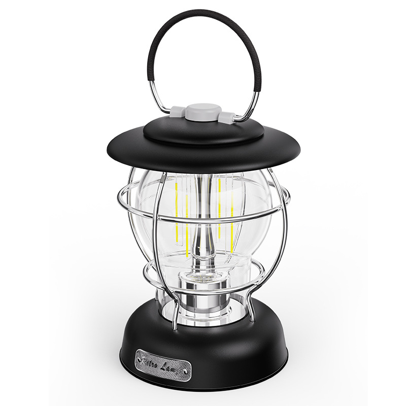블랙 로우 웨이스트 캠핑 램프