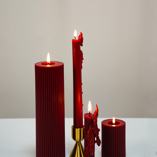 Retro burgundy aromatherapy