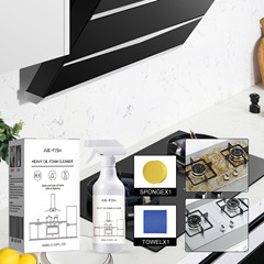 JUE-FISH 重油污泡沫清潔劑 廚房灶台油煙機洗手盆油垢去除油污淨