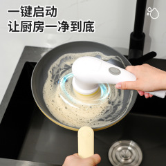 充電手持ち無線電動洗浄ブラシキッチン皿洗いブラシ浴室プールタイルブラシ