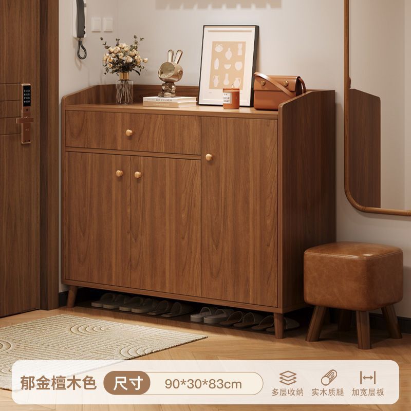 鞋柜收纳柜一体靠墙入户门玄关家用门口新款2025爆款室内储物鞋架|undefined